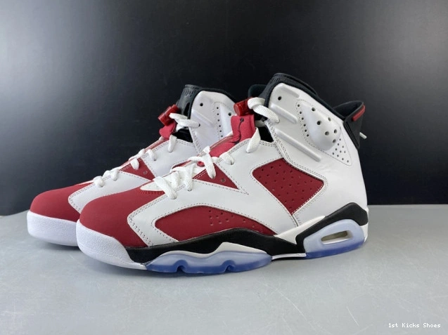 1st Kicks JORDAN RETRO AIR 6 2014 384664-160 'CARMINE' 0727